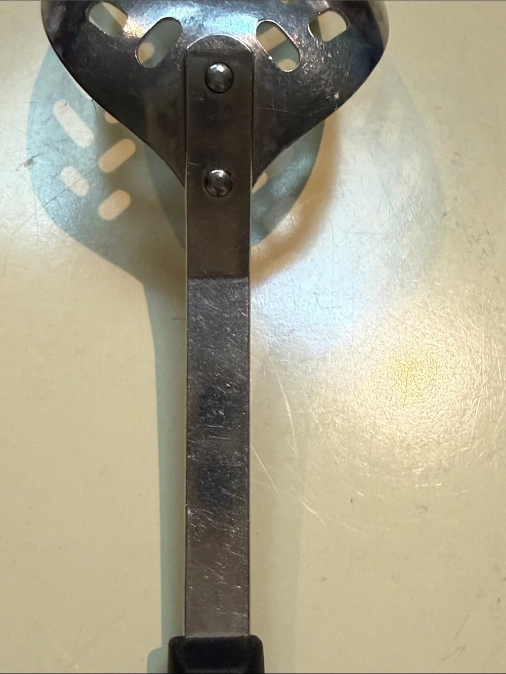 Vintage EKCO Forge Stainless Steel Slotted Spoon